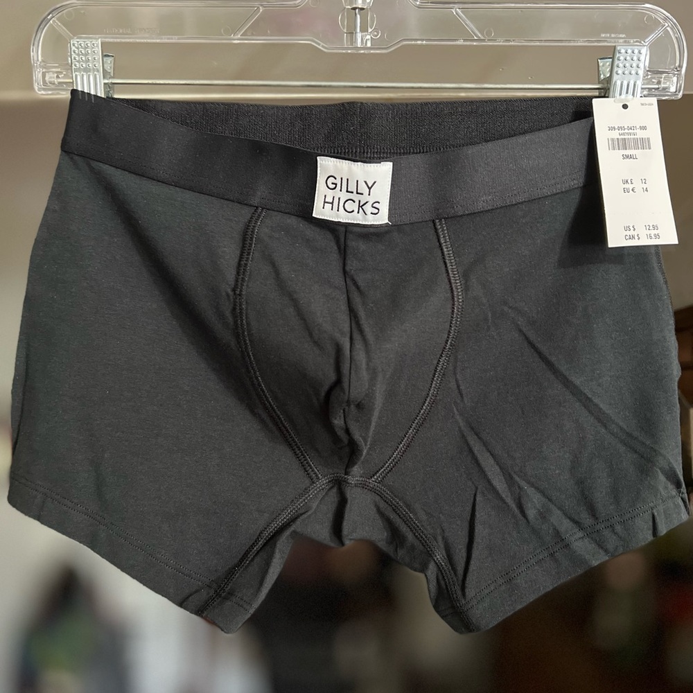 New Gilly Hicks Cotton Modal Trunk Classic 3"
Boxer Brief Mens Size S {Black}